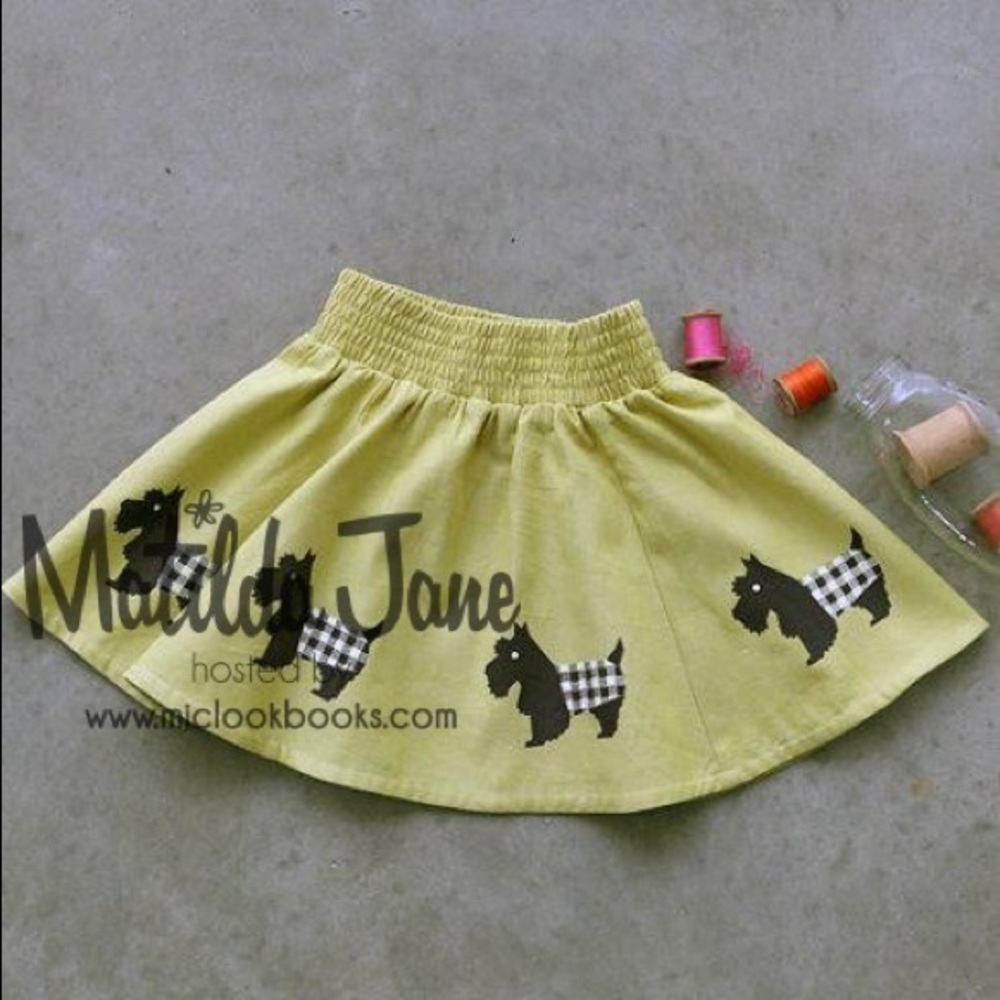 NWT Matilda Jane You & Me Scotty Skirt  Size 6